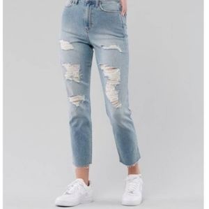 Hollister Curvy Ultra High Rise Mom Jeans